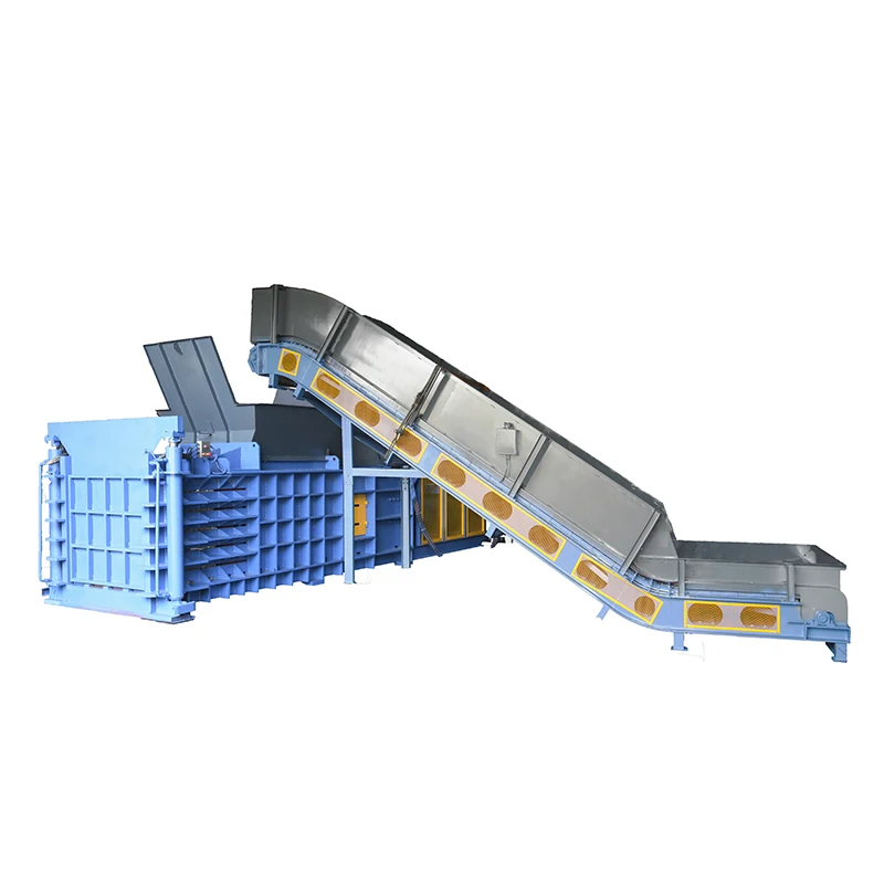 Safe 150Ton Semi-Automatic Baler For Waste Paper/Pet Bottle/Plastic Film