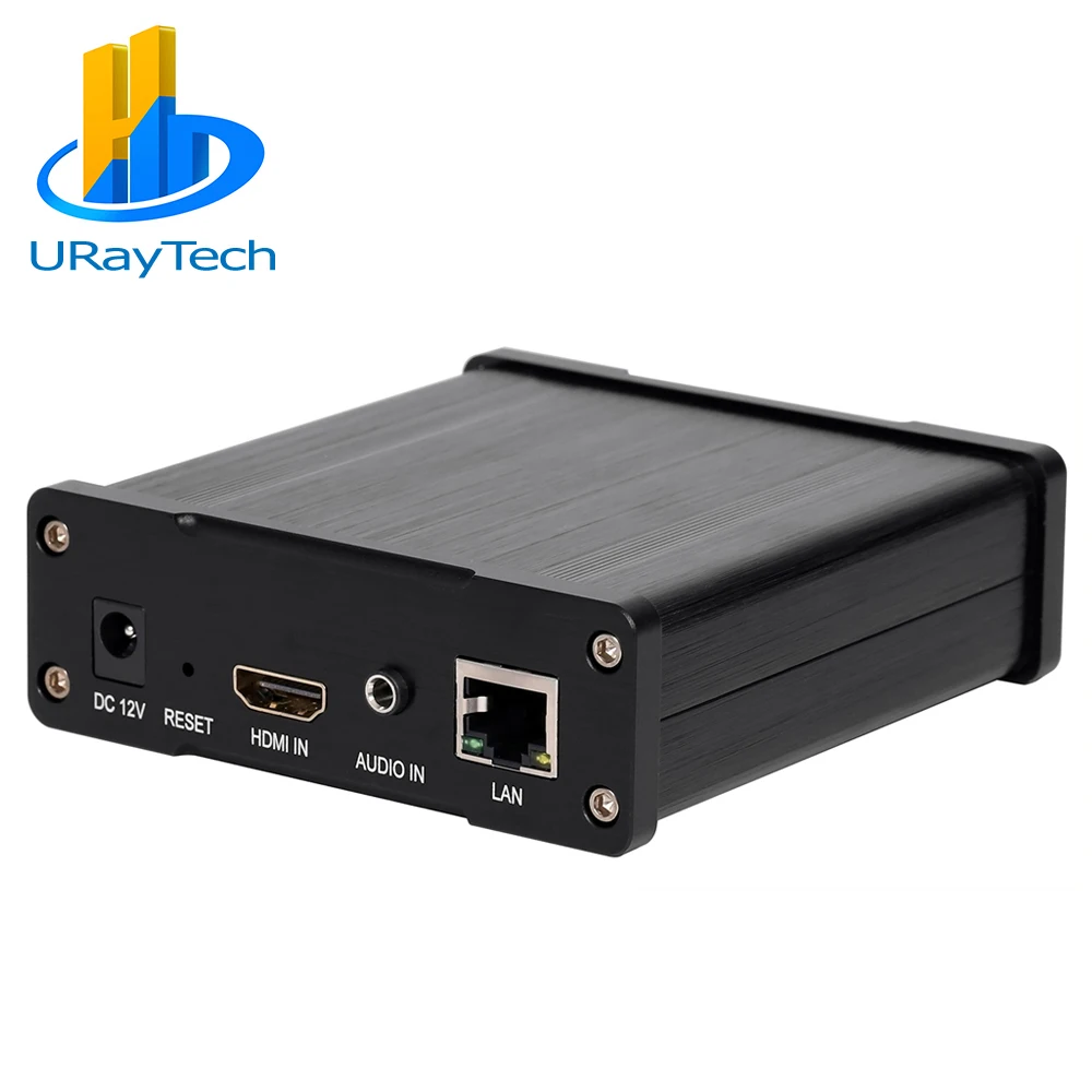 URay UHD 4K HDMI Video Audio Encoder H.264 H.265 IPTV Encoder Live Streaming RTMP Encoder HDMI To SRT RTSP UDP HTTP Transmitter
