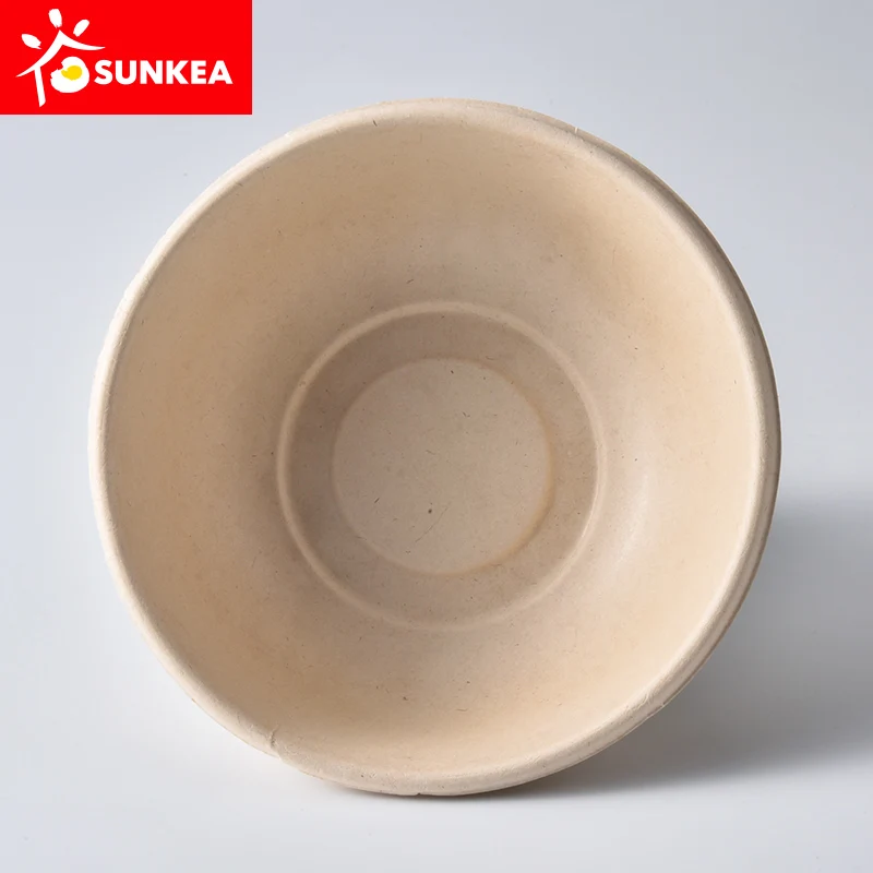 Compostable Sustainable Eco-friendly Biodegradable Bamboo Fiber Bowl for Rice Dessert