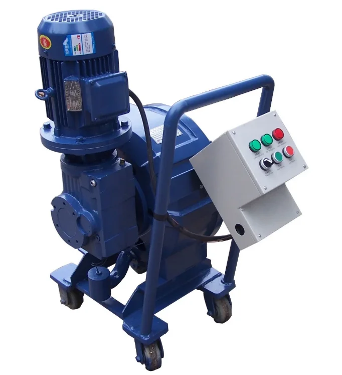 High efficiency no leaks movable Hose pumps Machine Concrete Pump with wheelbarrows