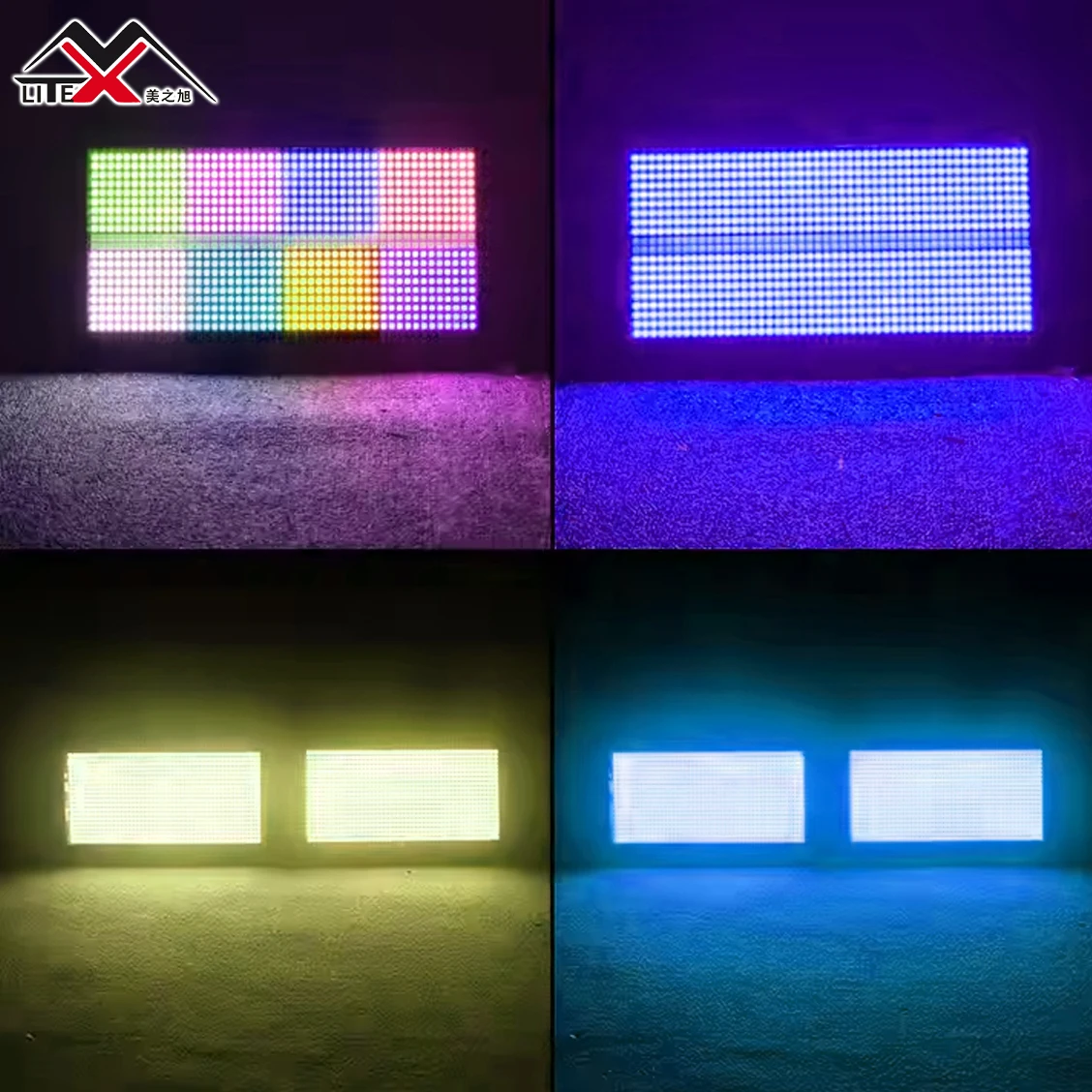 8 + светодиодов rgb strobe disco light полноцветный dj сценический стробоскоп с эффектом освещения для