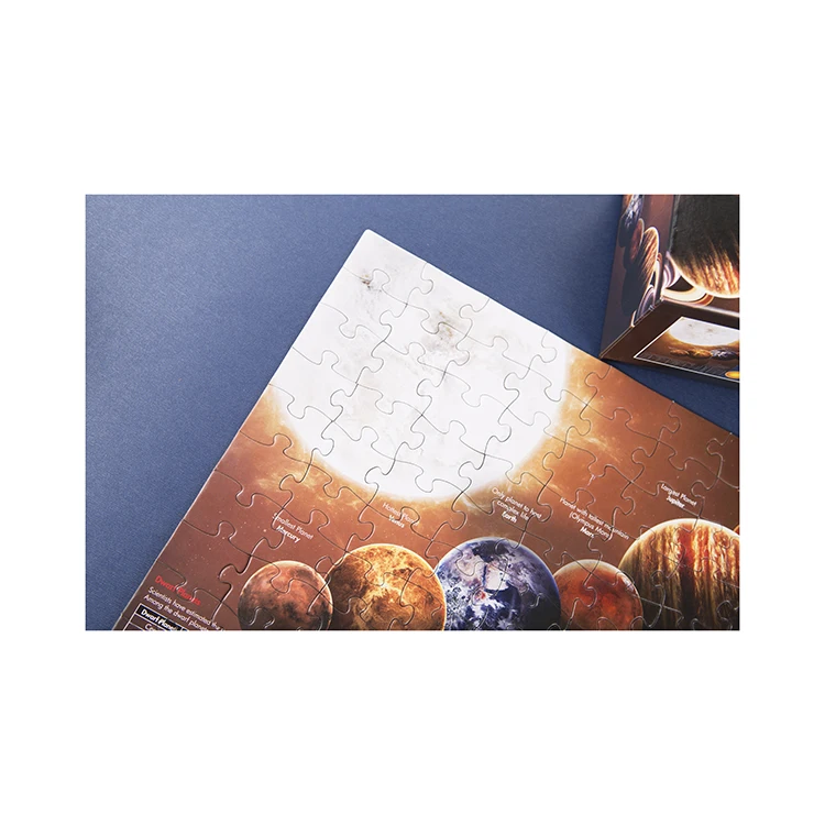 2021 new different nice Jigsaw Puzzle Toy for kid paper different level educational stem diy toy puzzle box