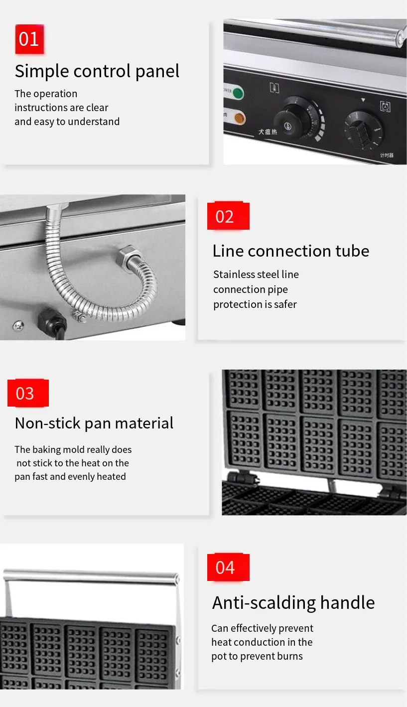 Baking equipment Industrial Food Processing Machinery Other Household products Snack Maquina Maker Waffle