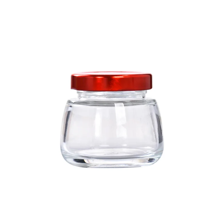 60ml 120ml 150ml small glass bird nest jar pudding jam honey bottle