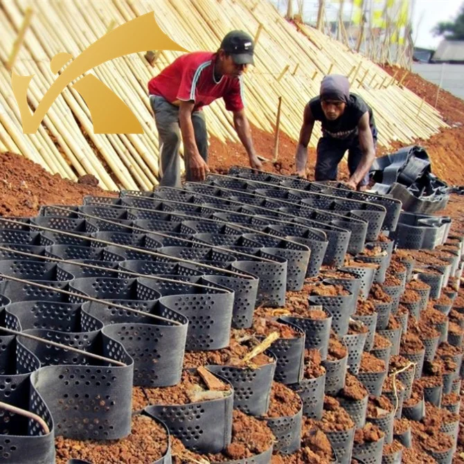 improve soil stabilisation control NEW robust 3D cellular confinement system designed to geocell erosion