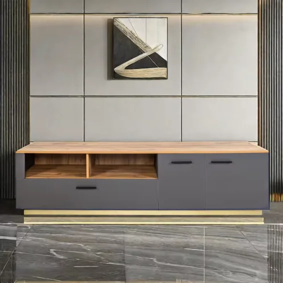 new design rattan tv stand console cabinet table tv stands unit wooden tv cabinet modern for living room