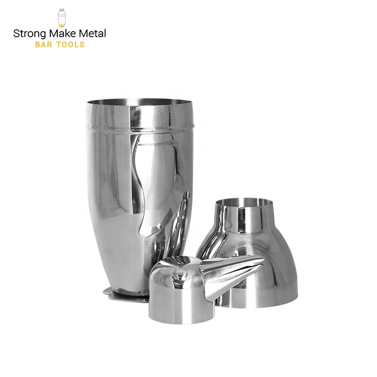 Eco friendly 500ml penguin shape vacuum insulated custom logo sublimation stainless steel bar tool cocktail shaker