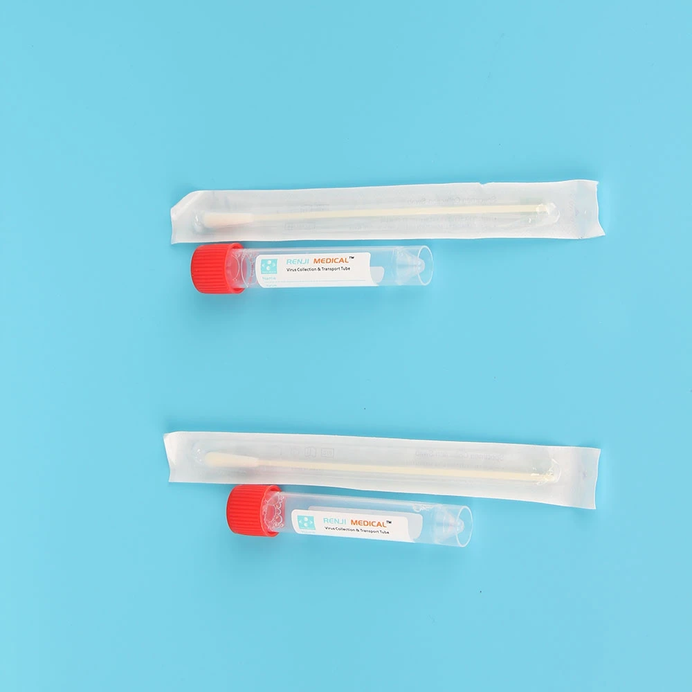 
Disposable Vtm Sampling Tube Collection Tubes With Virus Detecting Swabs without media VTM swab kits without media 