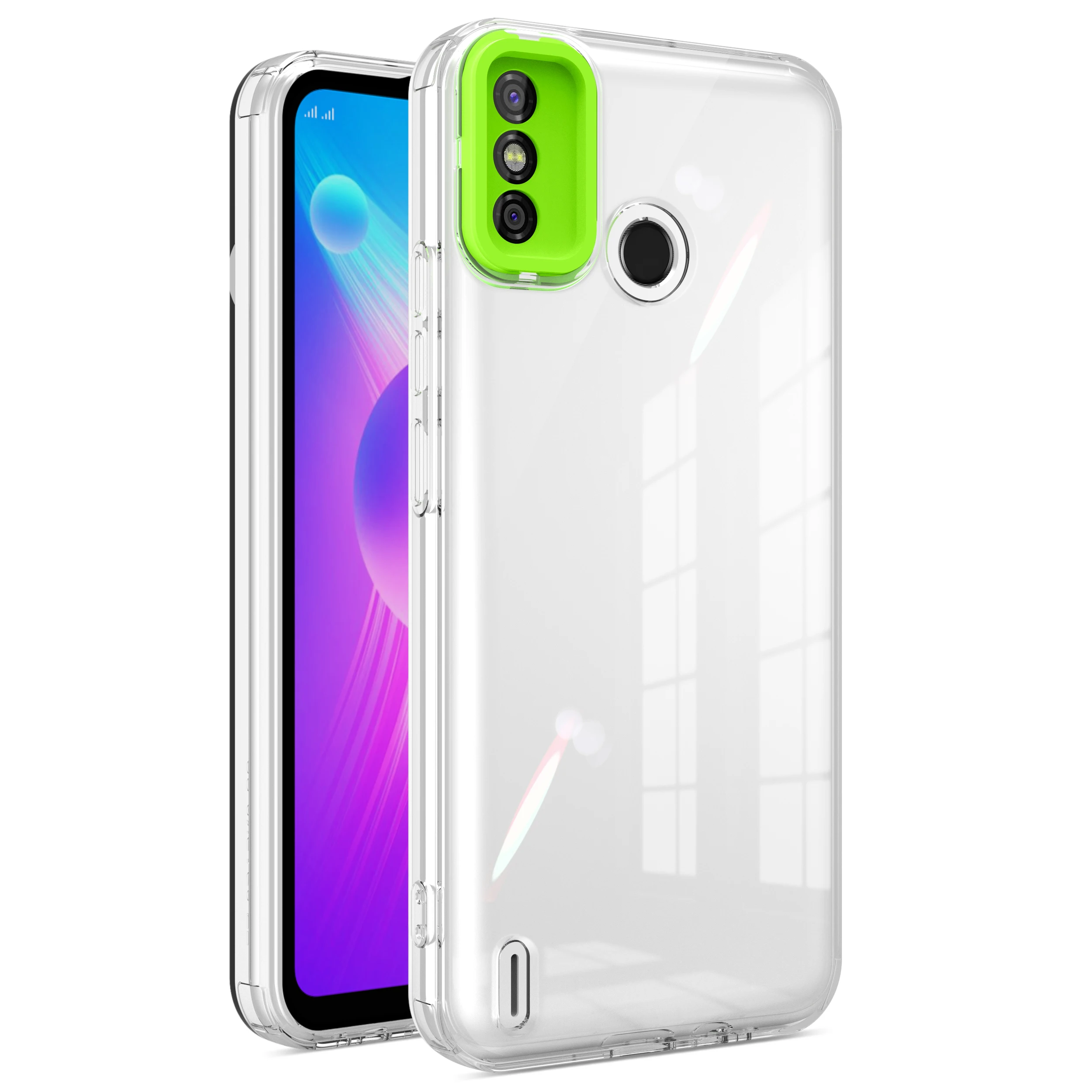 Case for Tecno transparent Eagle eye lens series mobilephone Silicone TPU Cover Shockproof phone Case for spark6 GO CAMON16 PRO