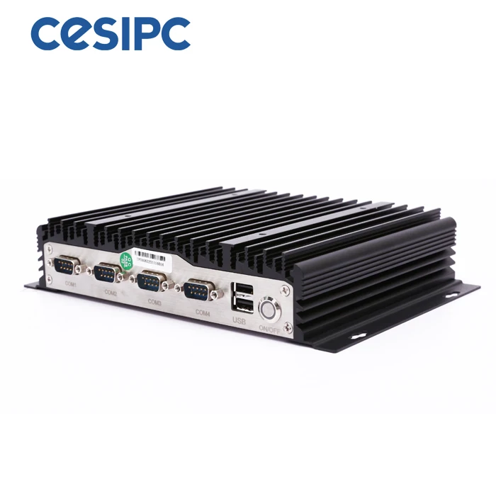 Latest Industrial J1900 2 Ethernet 12v Micro PC Fanless Mini PC Desktop Computer