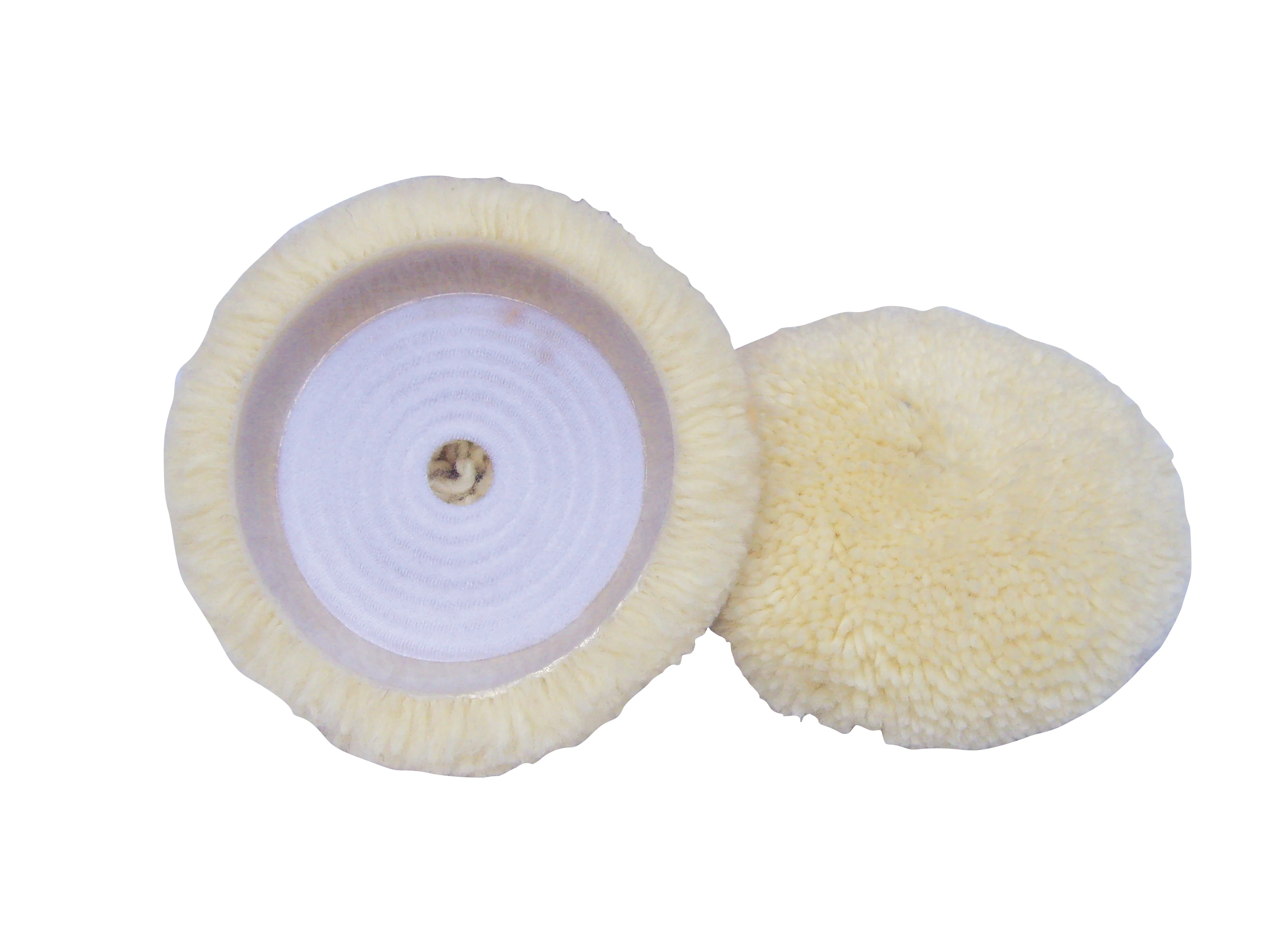 100%Australia natural color woolen polishing pad 7' inch