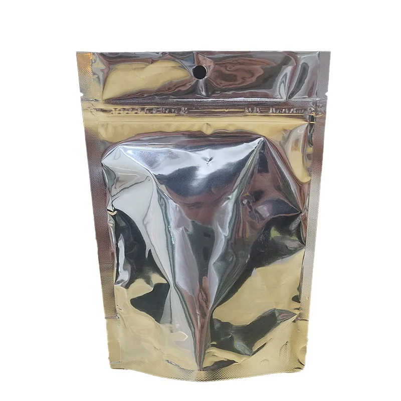 Recycled Stand Up Zipper Pouch Aluminum Foil Bag Plastic Snake Food Tea Packaging Bag