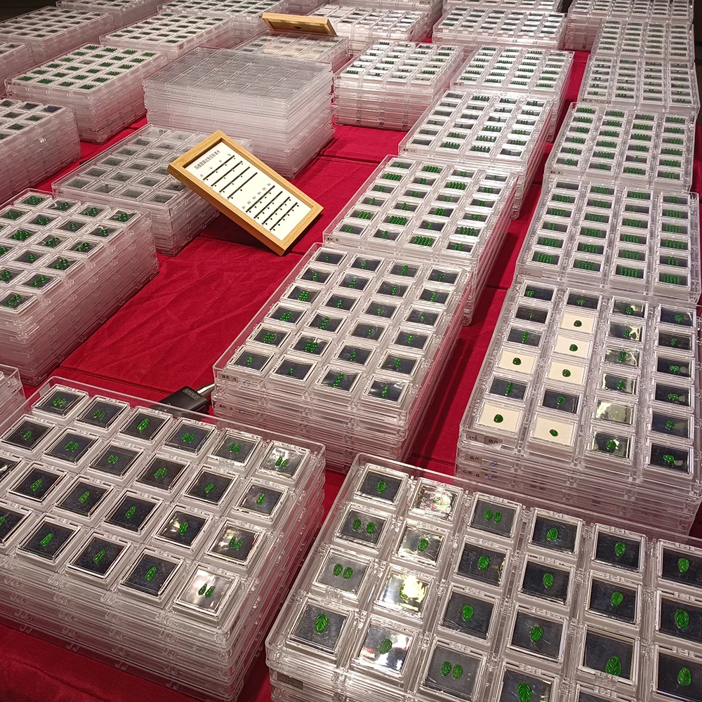 Forever Natural Jadeite Jade Pyramid Stone Loose Gemstone Lower Price Calabash Natural Jadeite