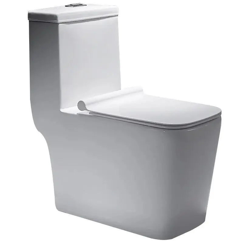 Factory household Zhijie glaze toilet toilet toilet row conjoined ceramic deodorant