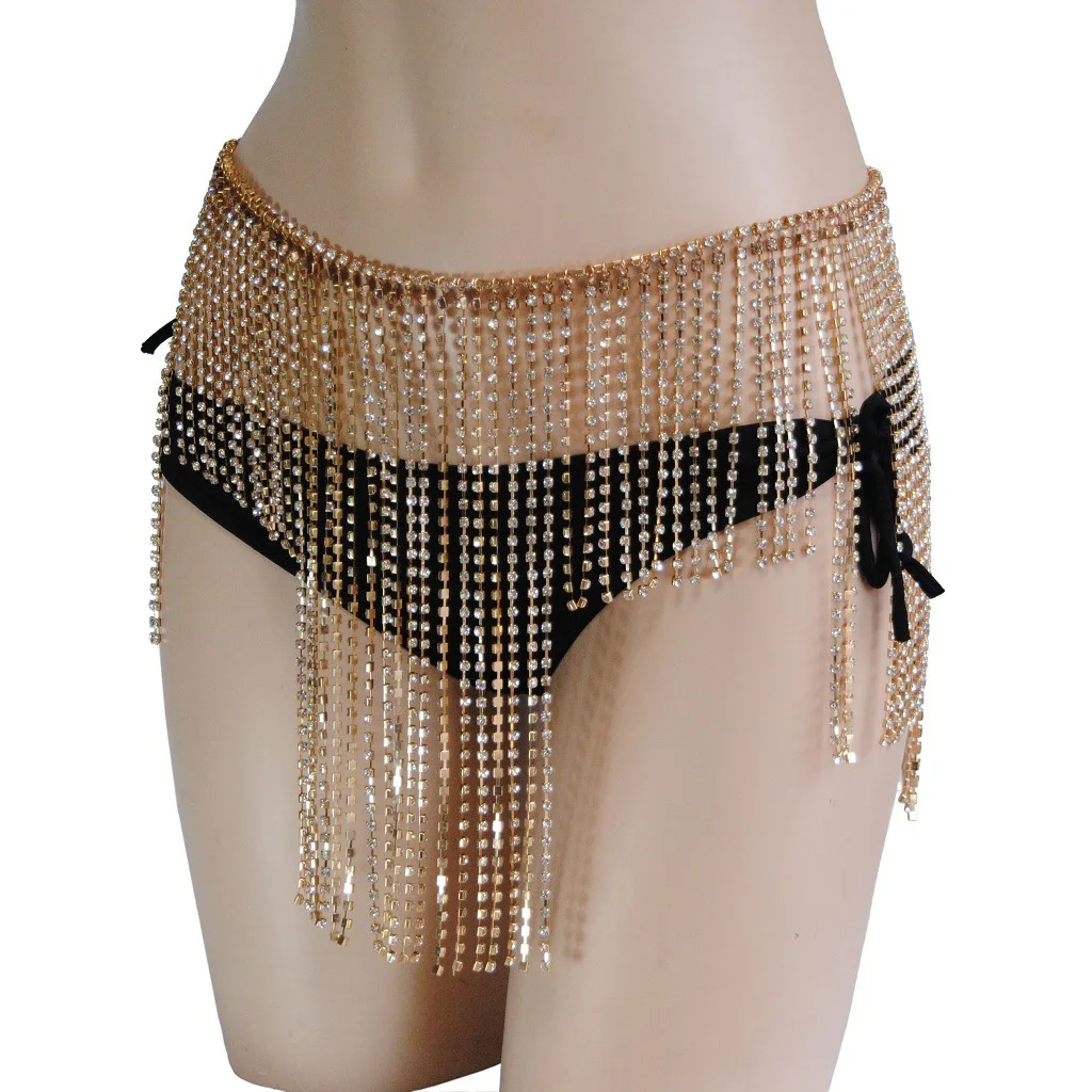 Fashion Sexy Nightclub Chain Women Fashionova Full Diamond Jewelry Body Chain