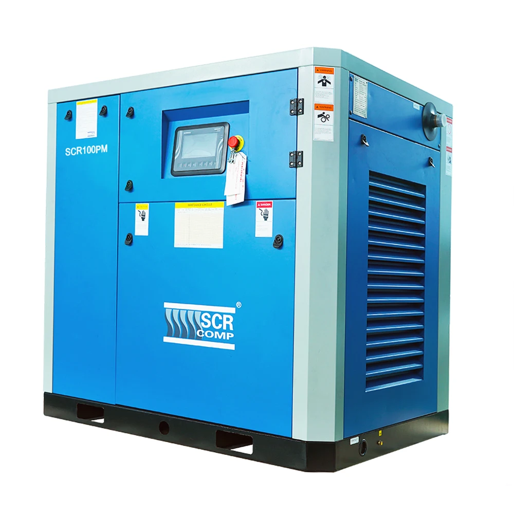 75kw 100HP Винт Тип Постоянные Магнитные воздушный компрессор для печатная машина (SCR100PM)