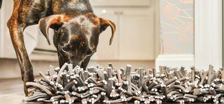 
wholesale Wooly Snuffle Mat - Feeding Mat for Dogs Encourages Natural Foraging Skills - Easy to Fill - Fun to Use washable 