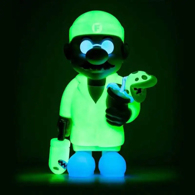 Custom Design Vinyl Toy  3D Luminous Art Toy OEM Glow In The Dark  PVC Toy Figure Manufacturers