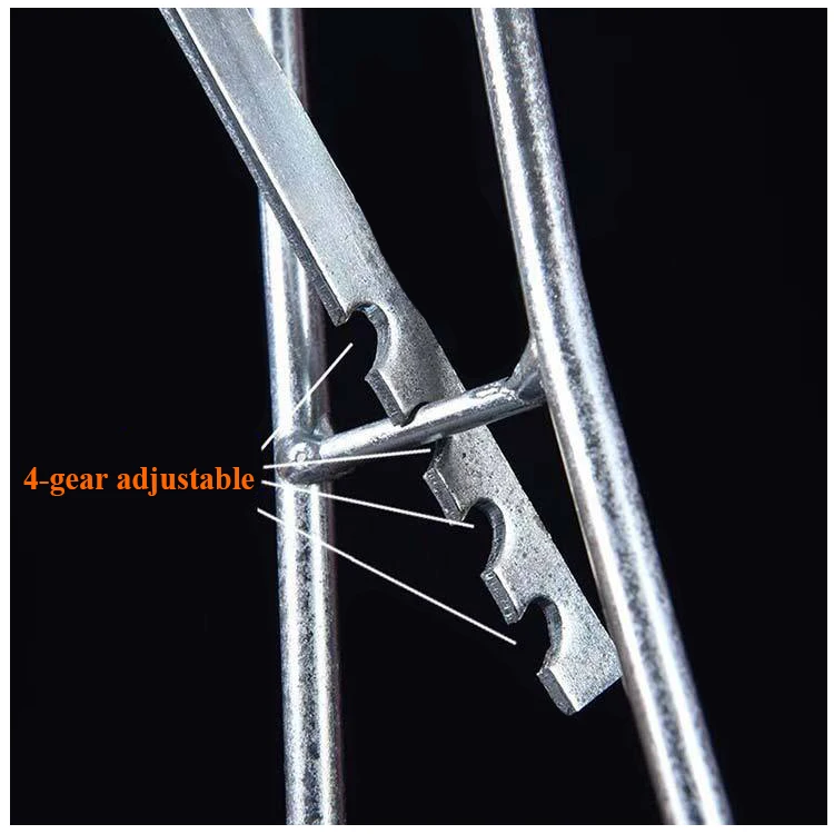 Foldable Adjustable Double Pole Fishing Rod Stand Holder Sea Fishing Tool Fishing Rod Holder