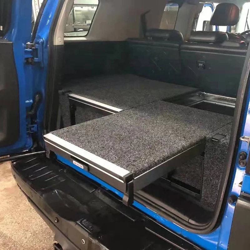 4x4 Cars Interior Upgrade Cargo Drawer For FJ Cruiser Lock Car Drawer
