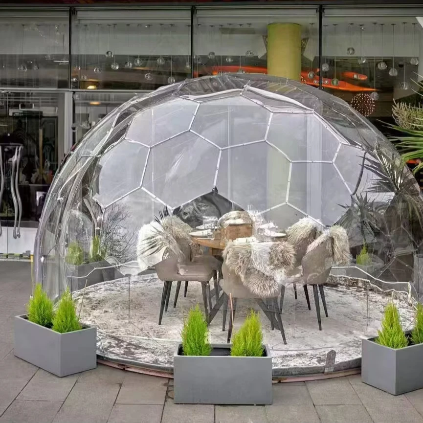 Factory supply outdoor commercial dome hotel house glass houses dome outdoor dome