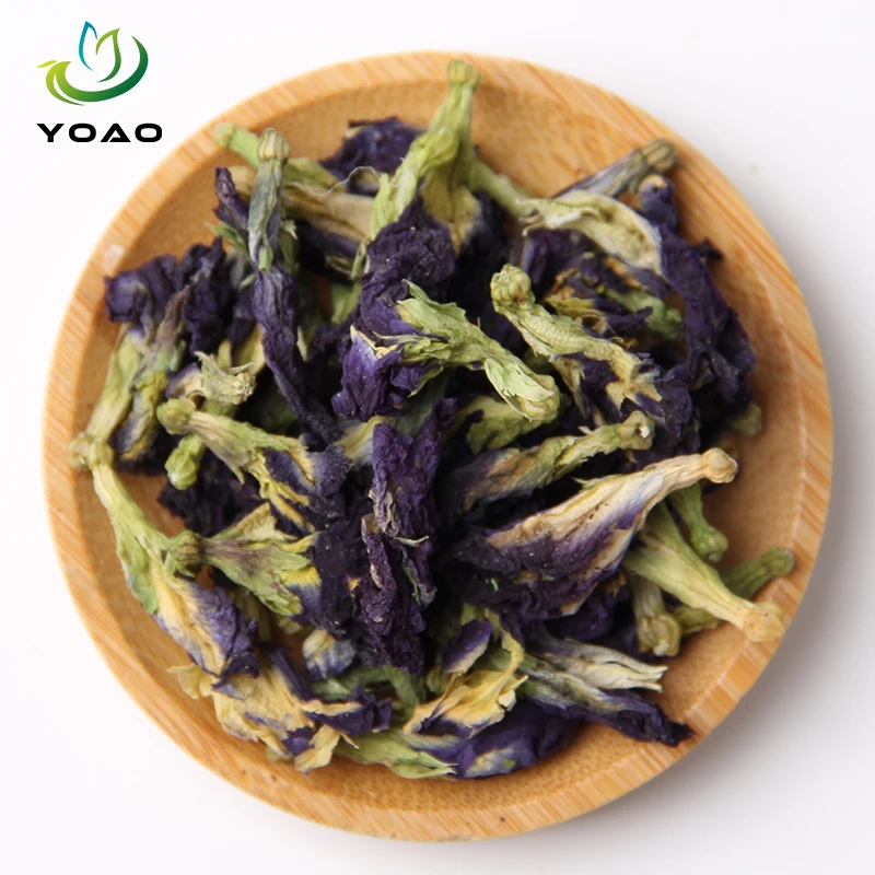 High Quality Pure Natural Dried Butterfly Pea Flower Blue Color for Craft Making Soap Candle DIY