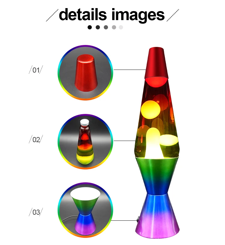 Cool Lava Lamp Graffiti Look Glass Globe Retro Flowing Wax Home Decor Accent