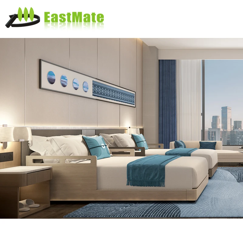 5-Star Contemporary Modern Hotel Bedroom Set for Living Room Apartment Villa-Foshan Wood and MDF Furniture from Day Inn Dubai