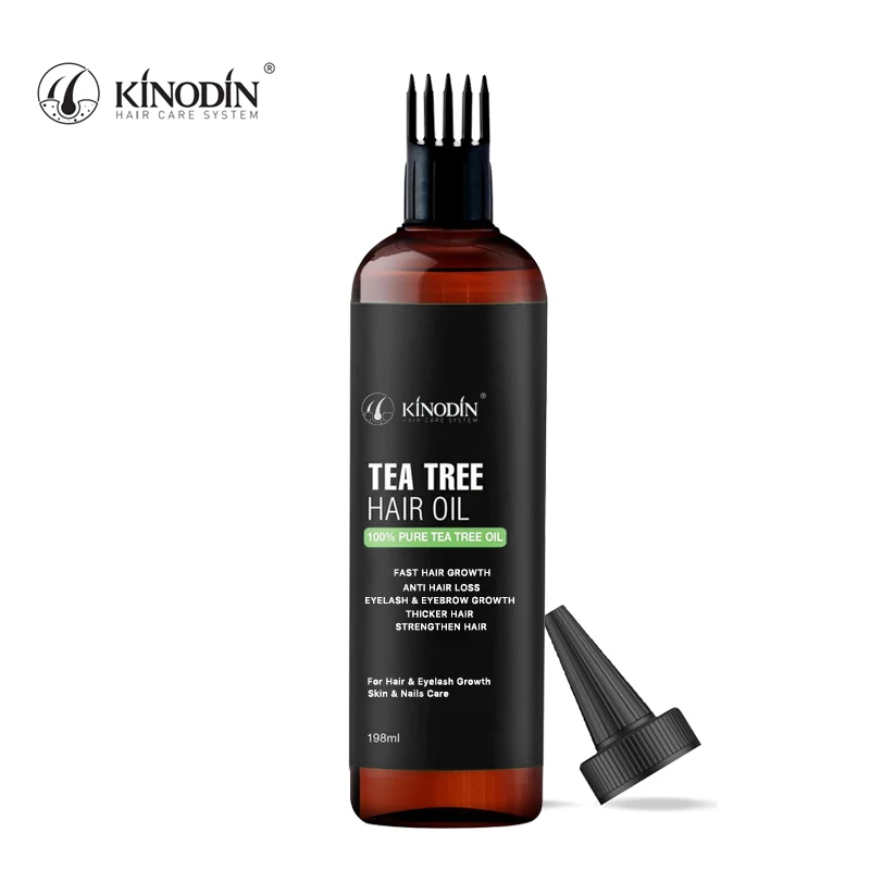 Wholesale Price OEM Natural Organic Tea Tree Oil Bulk Promotes Shinier Hair Growth Rosemary Oil For Hair