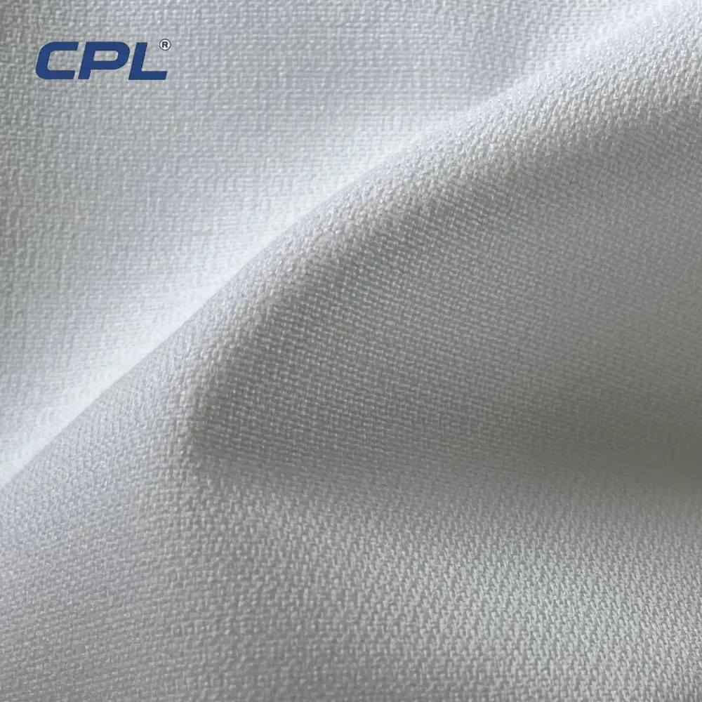 Waterjet 100 Polyester Woven twill weaving interlining for Men suit