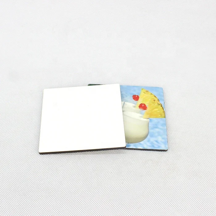 Пользовательские сублимационные магнитные наклейки из МДФ на холодильник, заготовки для оптовой и розничной торговли