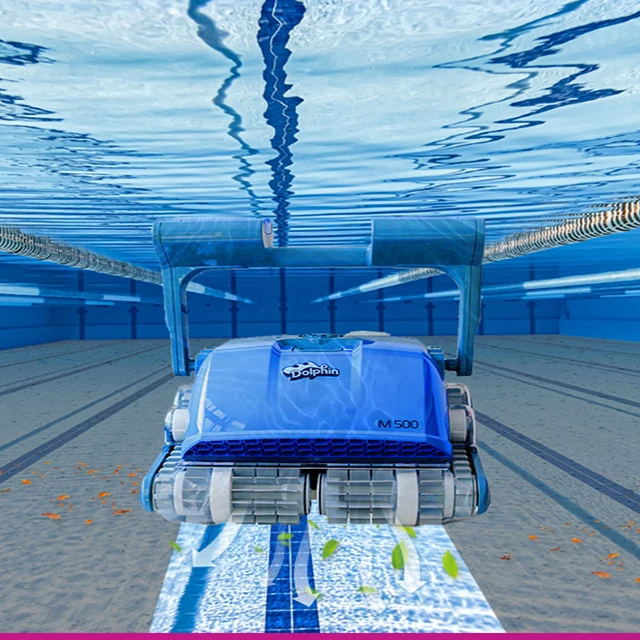 Automatic Intelligent Plastic Pool Cleaning Robot Underwater Suction Vacuum Cleaner for Swimming Pools