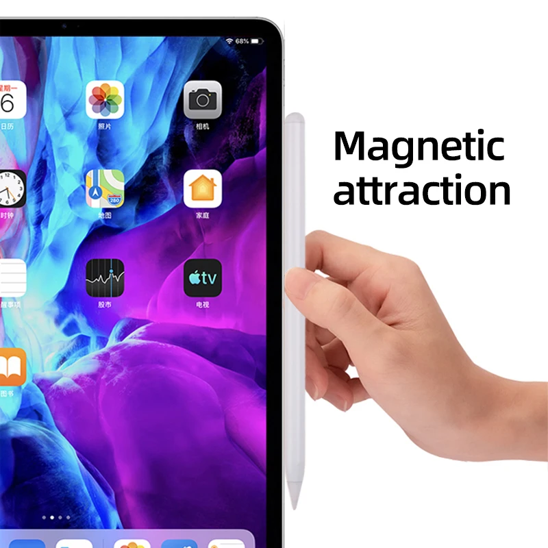 Stylus Active Stylus Pen support for Apple i Pad 2021 Pencil Tilt Function Magnetic attraction Stylus