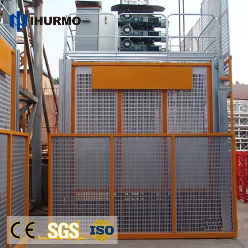 Construction hoist supplier single/ double cage Hoist SC200/200