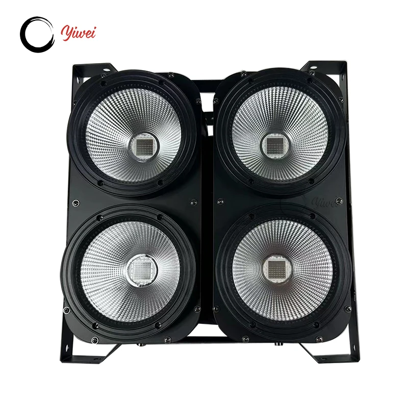 400W 4 Eye COB RGB 3 в 1 светодиодный Блиндер для освещения сцены мероприятия диджей ночные клубы пабы бары диско студия