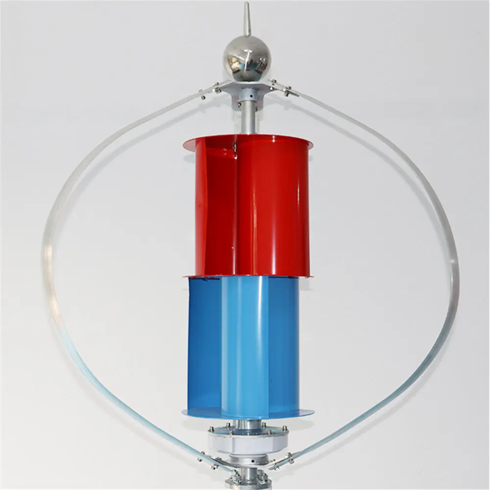 GB-Q 12v 24v 48v 3 phase 50hz coreless maglevation vertical wind turbine generator for hybrid streetlight or home use