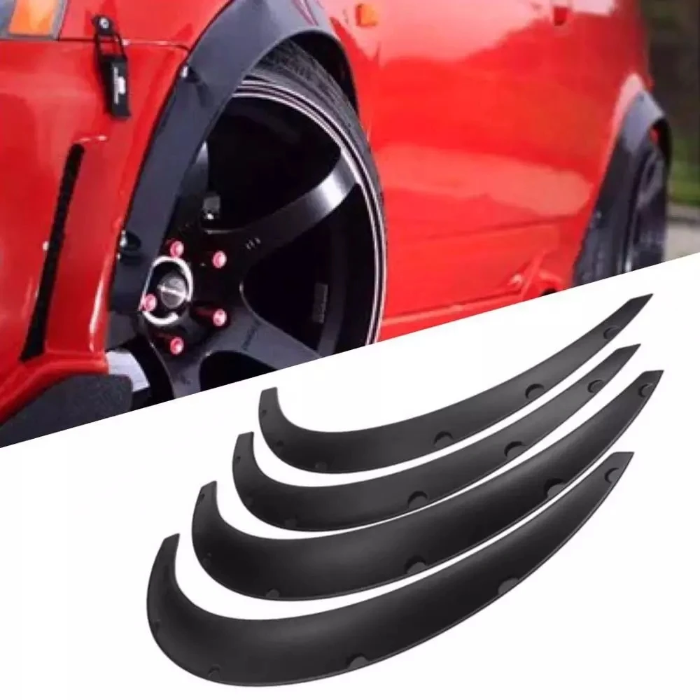 4Pcs/Set Widened Decorative Wheel Eyebrow Fender Car SUV off-road vehicle Universal Wheel Arch Protector