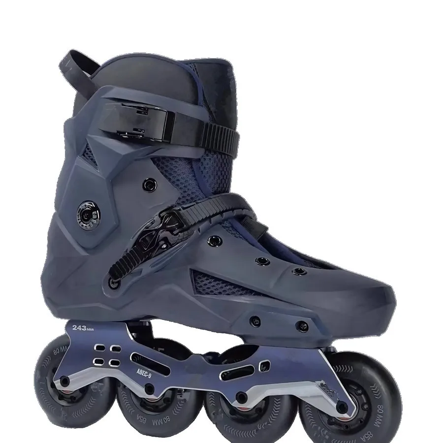 YSMLE Adults Men Women Beginner Professional Outdoor Sport Unadjustability size ALU Chassis 4 PU wheels Inline skates