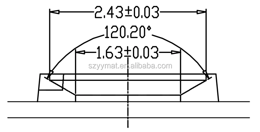 Hot selling Smd led chip 2835 1w 9V@100mA Cri>80  125-135lm VF8.9-9.2-9.5