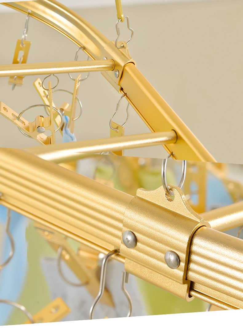 High Quality Clothes Clip Hanger Rack For Socks Bra And Towels