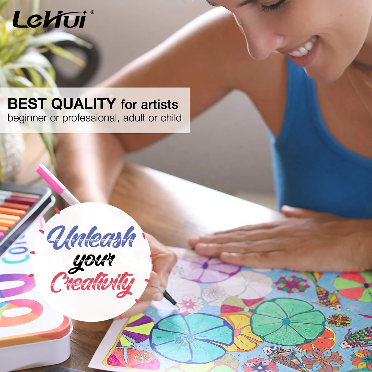 Manufacturer Directly200 Sheets 9x12 inches Professional Sketch Book with Spiral Bound Drawing Pad