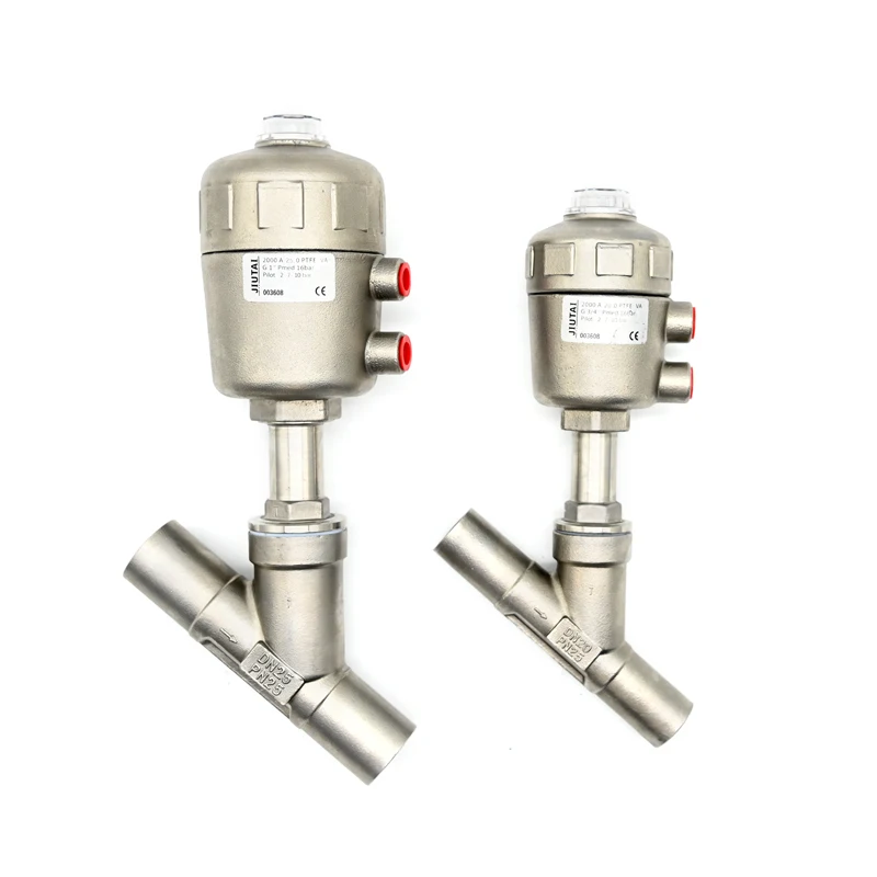 JTAIV 304/316L water level controller All stainless steel welding clamp pneumatic angle seat valve