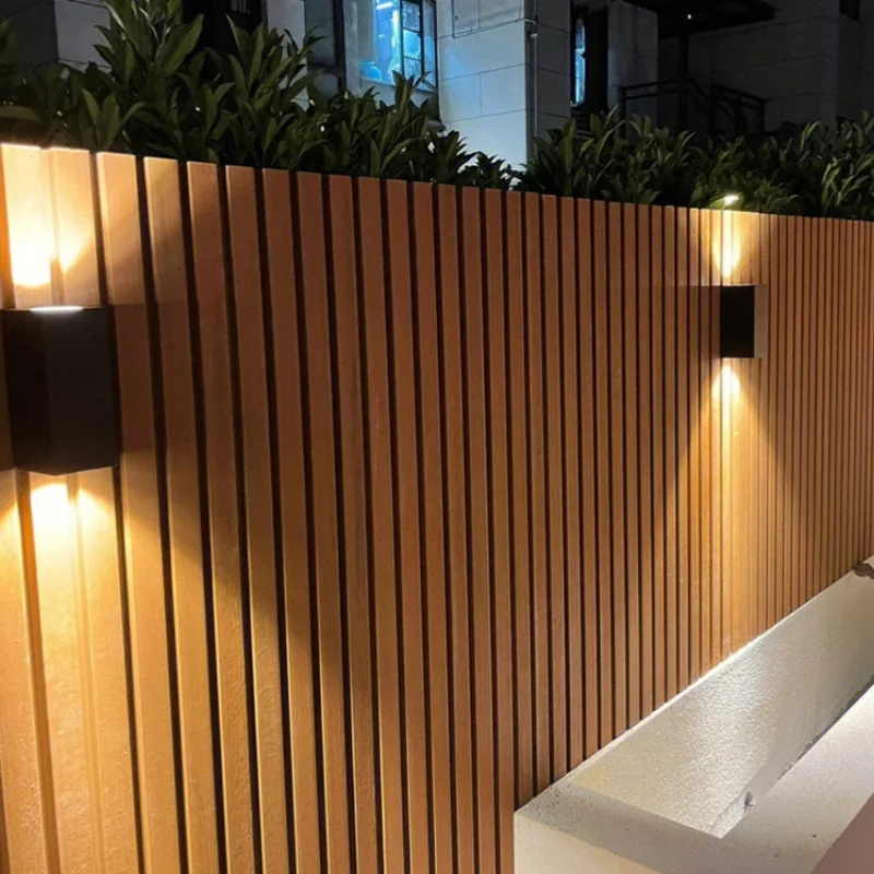 Outdoor Green Belt Guardrail Plastic Wood Fence