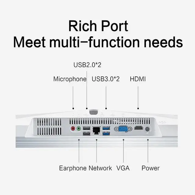 Hot Sale High Quality Display Touchscreen Personal Computadoras System Cpu Embedded Capacitive All In 1 Pc Computer Manufacturer