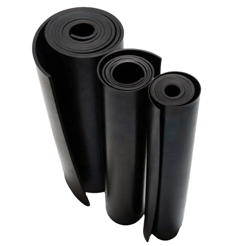 Good quality and Competitive Price 1-50mm Black anti slip no odor resistant roll Industrial SBR rubber sheet EPDM floor mat