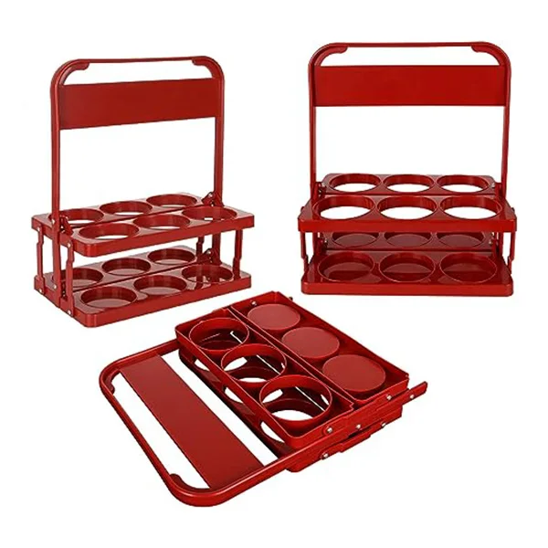 6 Pack foldable beer Bottle Carrier holder / 4  beer holder plastic for outdoor activity