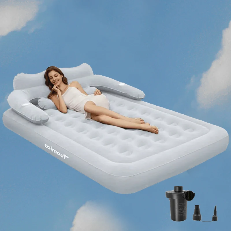 Hot Inflatable Sleeping Mat Electric Inflatable Bed Home Outdoor Portable air Mattress Car Camping Cellular Inflatable Bed