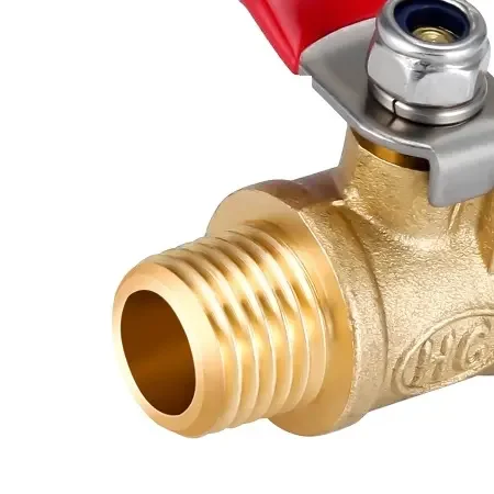Iso9001 Brass Standard 1/4 Inch Ball Valves Npt Air Compressor Brass Valve Female Male Shut Off Small Ball Valve
