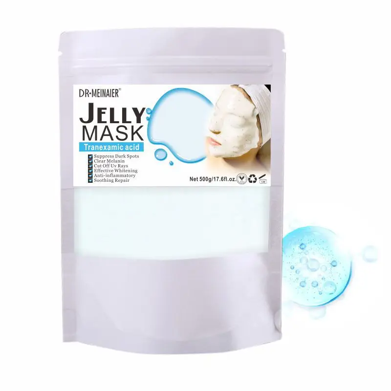 Diy Spa Collagen Hyaluronic Acid Soft Mask Powder Face Mask Moisturizing Anti Aging Rose Crystal Peel Off Rubber Mask Skin Care