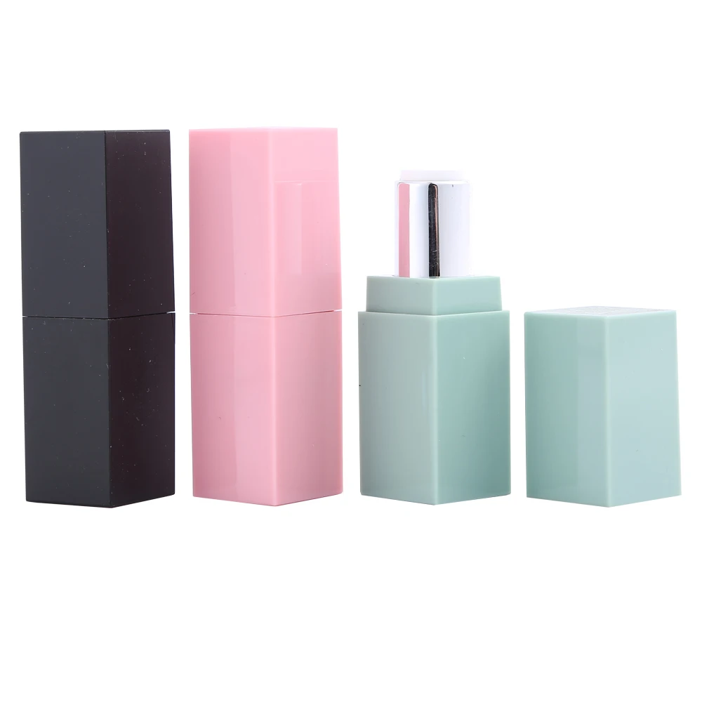 Luxury Square Cosmetic Pink Lipstick Container for Lipstick